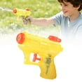 thumbnail image 1 of Apeya Fun Mini Water Yellow Shooter, Transparent Refillable Toy for Outdoor Activities, Easy Carry Pocket Sized Squirt Gun for Summer Entertainment, 4.72 x 4.13 in, 1 of 9