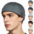 thumbnail image 1 of Apeya Men's Breathable Mesh Brimless Hat, Summer Docker Skullcap Beanie, Lightweight Sailor Cap for Sports, Structured Dome Cap, Casual Flip Cap, 1 of 9
