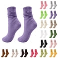 thumbnail image 1 of Apeya Pilates Socks With Grips Non Slip Yoga Socks For Women Slouch Scrunch Grip Socks Barre Socks For Fitness Workout Home Indoor Activities, 1 of 7