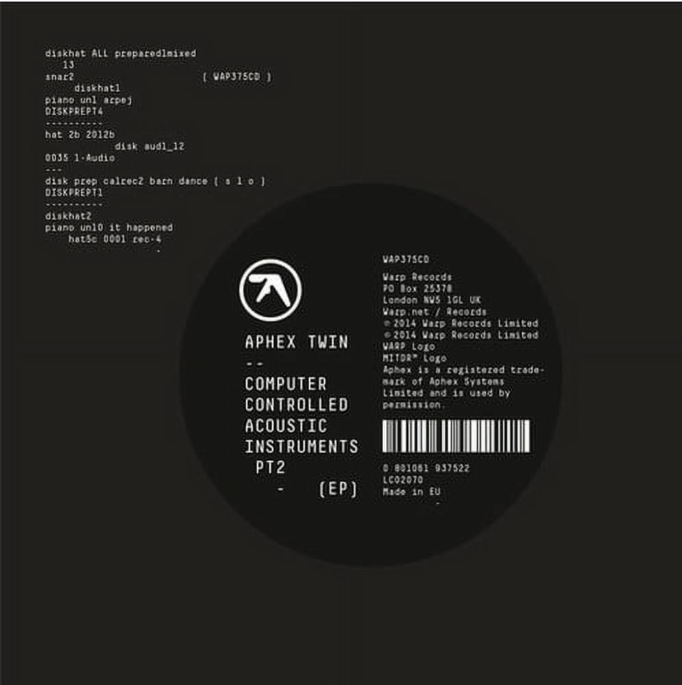 Aphex Twin - Computer Controlled Acoustic Instruments PT 2 - Music ...