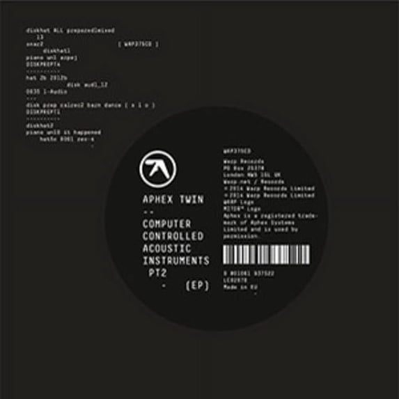 Aphex Twin - Computer Controlled Acoustic Instruments PT 2 - Music & Performance - Vinyl