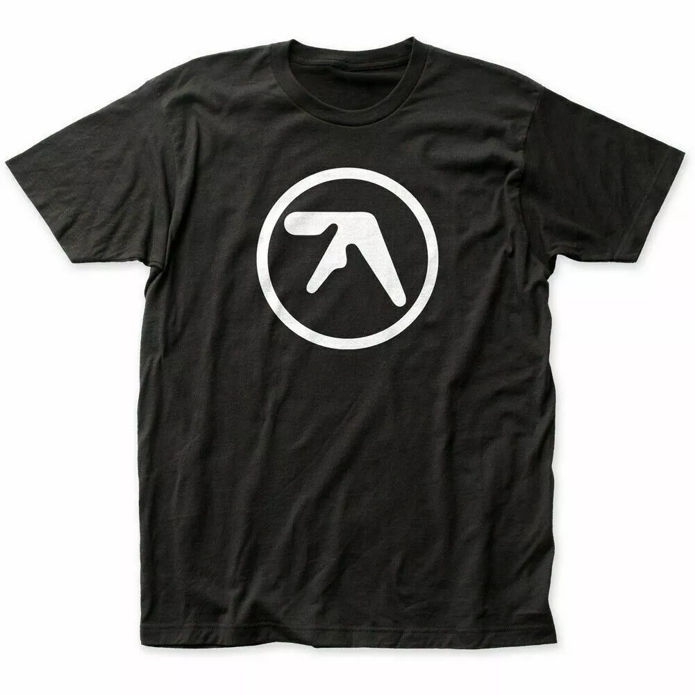 T-Shirt Aphex Twin Uomo – Doppio Logo, Cotone 100%, Maglietta Rock Concerto, Nuova Con Etichette - 4