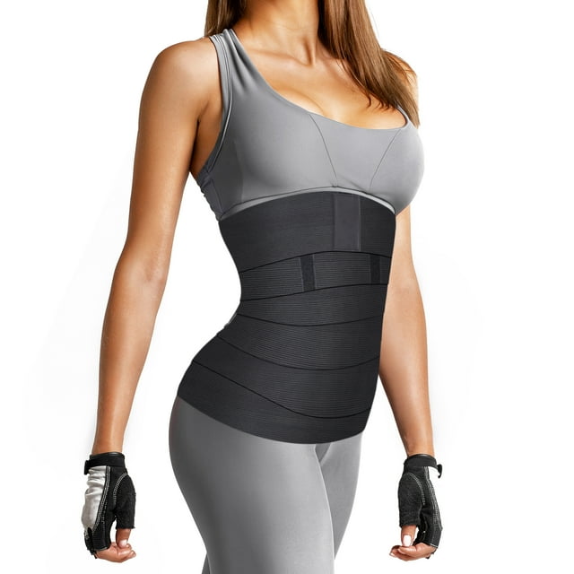 Aphlos Waist Trainer for Women Plus Size, Waist Bandage Wrap, Stomach
