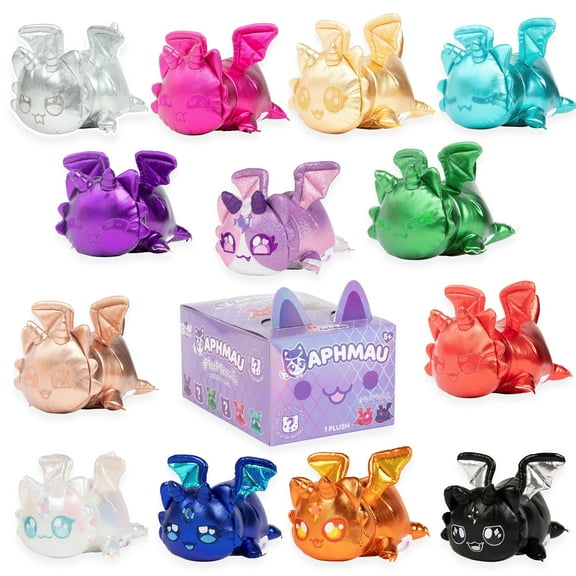 Aphmau 6 MeeMeow Mystery Plush  Dragons, YouTube Gaming Channel, Blind Box, 1 of 8 Possible Toys, Fun Dragon MeeMeows Official Brand Merch Ages 5+