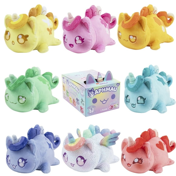 Aphmau 6 MeeMeow Mystery Plush  Unicorn Collection; YouTube Gaming Channel, Blind Box, 1 of 8 Possible Unicorn MeeMeows, Official Aphmau Merch