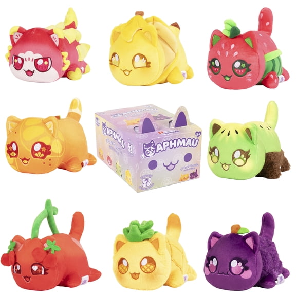 Aphmau 6" Mystery MeeMeow Plush Fruit Toy Ages 5+
