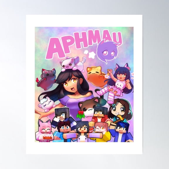 Aphmau Art3Khxamkatt_42 Poster Wall Art, Modern Wall Decor For Living Room Bedroom, 8x12 UNFRAMED