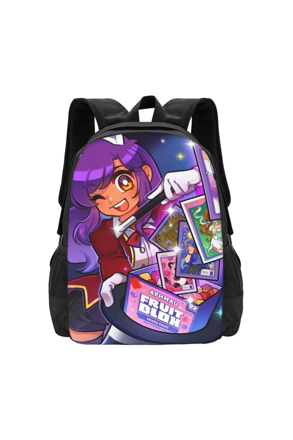Aphmau Backpack Laptop Backpack for Teen Women men 16.5 Inch Casual Daypack