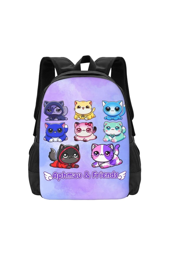 Aphmau Backpack Laptop Backpack for Teen Women men 16.5 Inch Casual Daypack