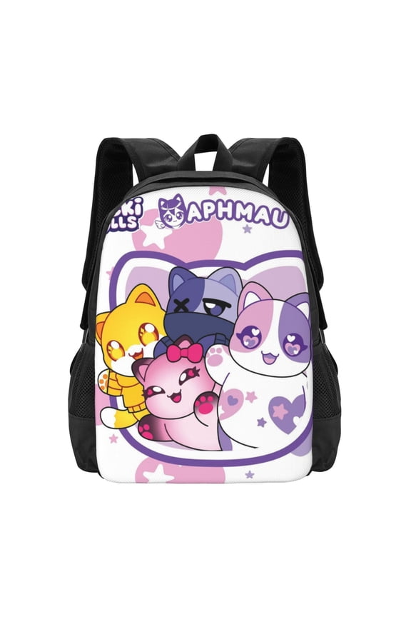 Aphmau Backpack Laptop Backpack for Teen Women men 16.5 Inch Casual Daypack