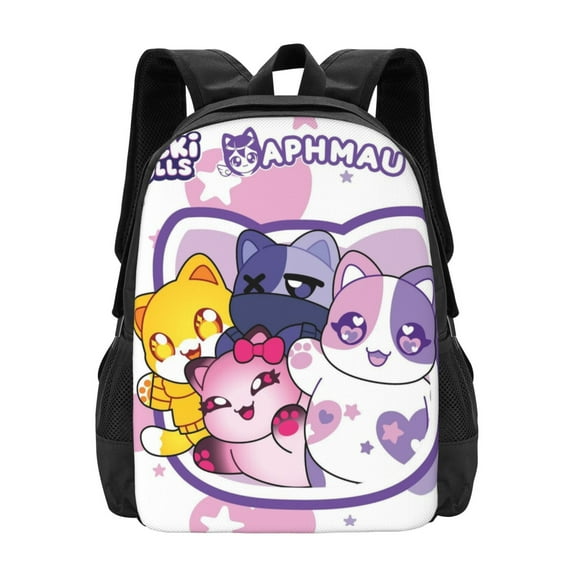 Aphmau Backpack Laptop Backpack for Teen Women men 16.5 Inch Casual Daypack