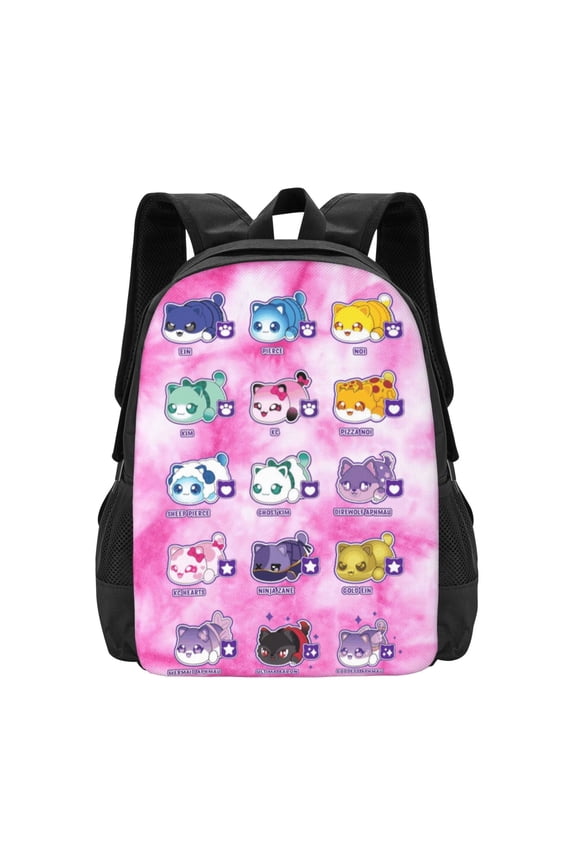 Aphmau Backpack Laptop Backpack for Teen Women men 16.5 Inch Casual Daypack