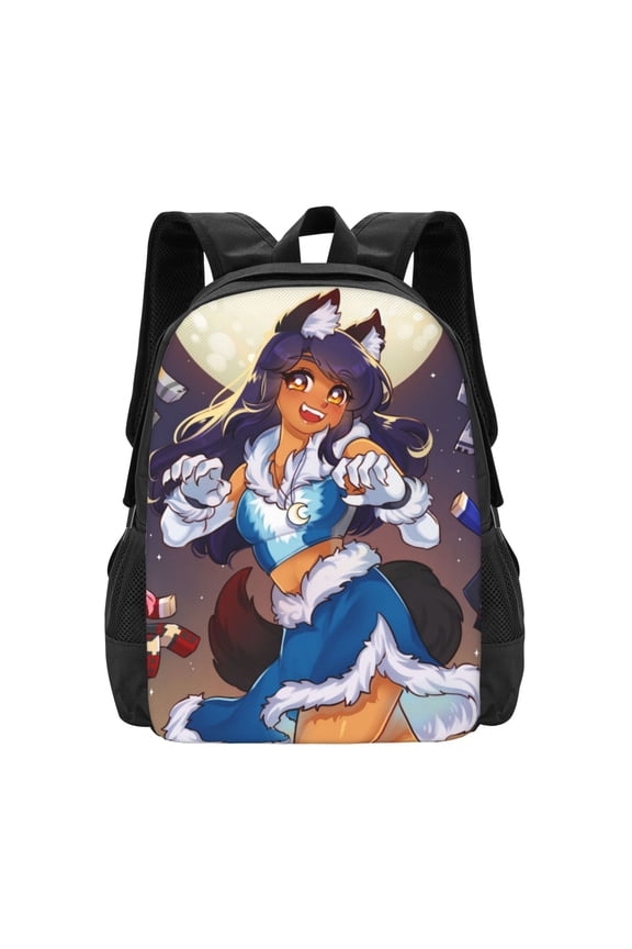 Aphmau Backpack Laptop Backpack for Teen Women men 16.5 Inch Casual Daypack