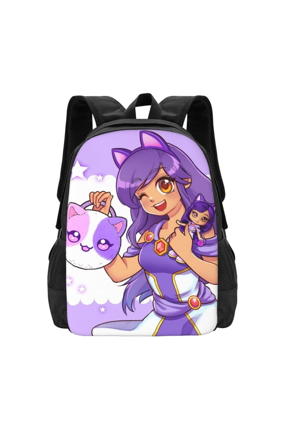 Aphmau Backpack Laptop Backpack for Teen Women men 16.5 Inch Casual Daypack