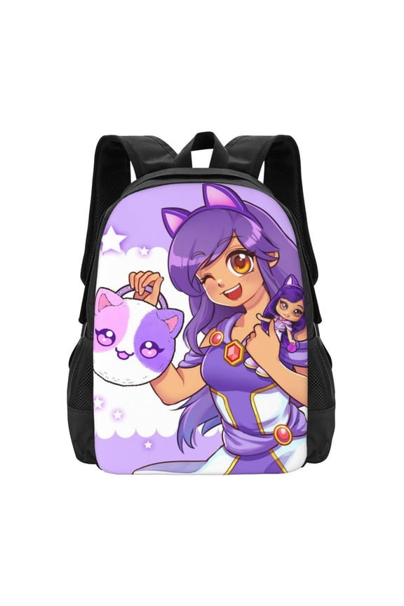 Aphmau Backpack Laptop Backpack for Teen Women men 16.5 Inch Casual Daypack