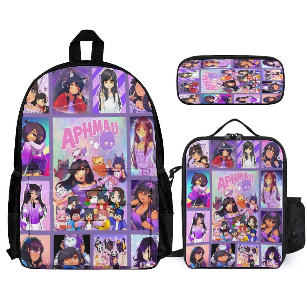3 Piece Aphmau Backpack Set for Kids with Lunch Bag Egypt Ubuy