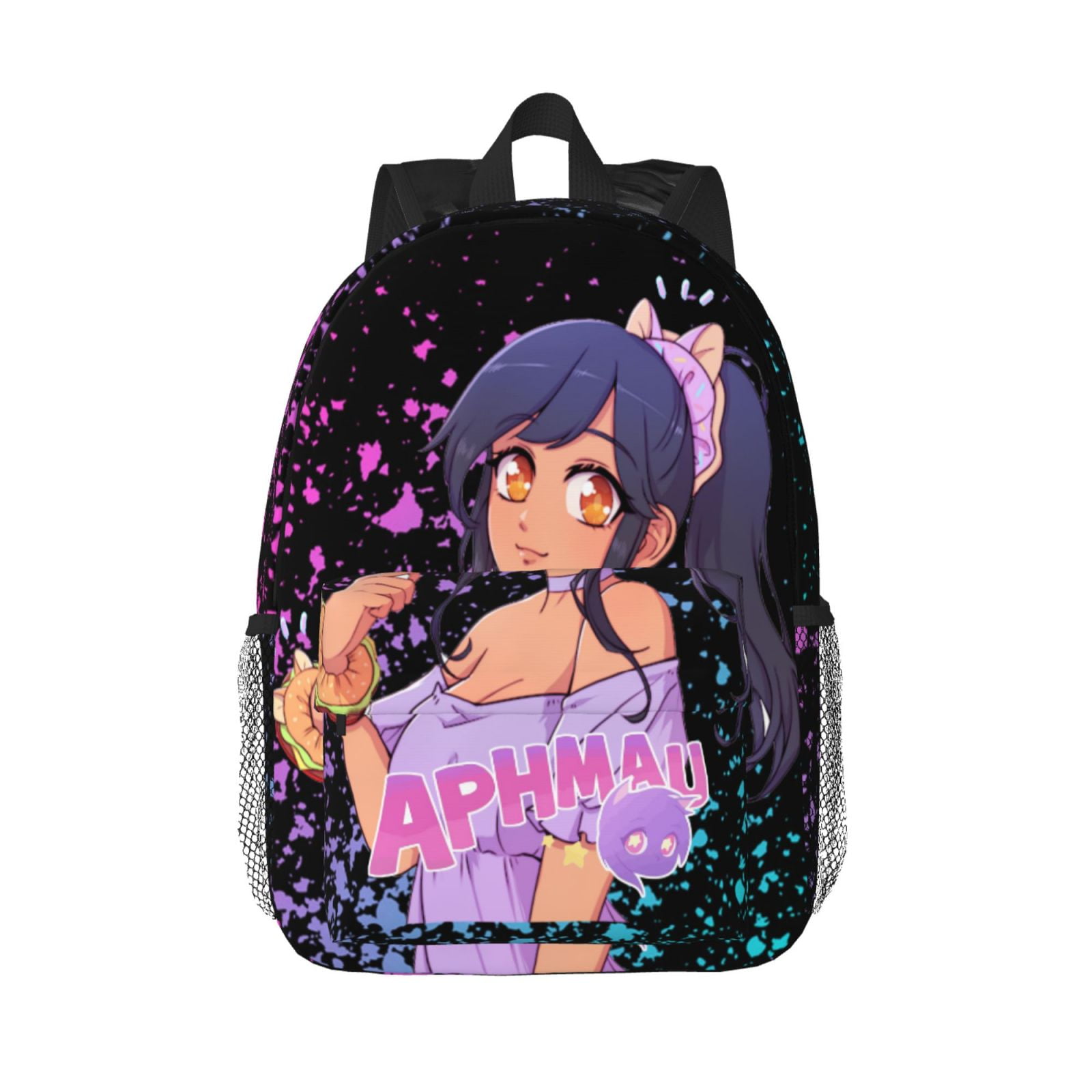 Aphmau Backpacks Cartoon Prints Large Capacity Laptop Bags Lightweight ...