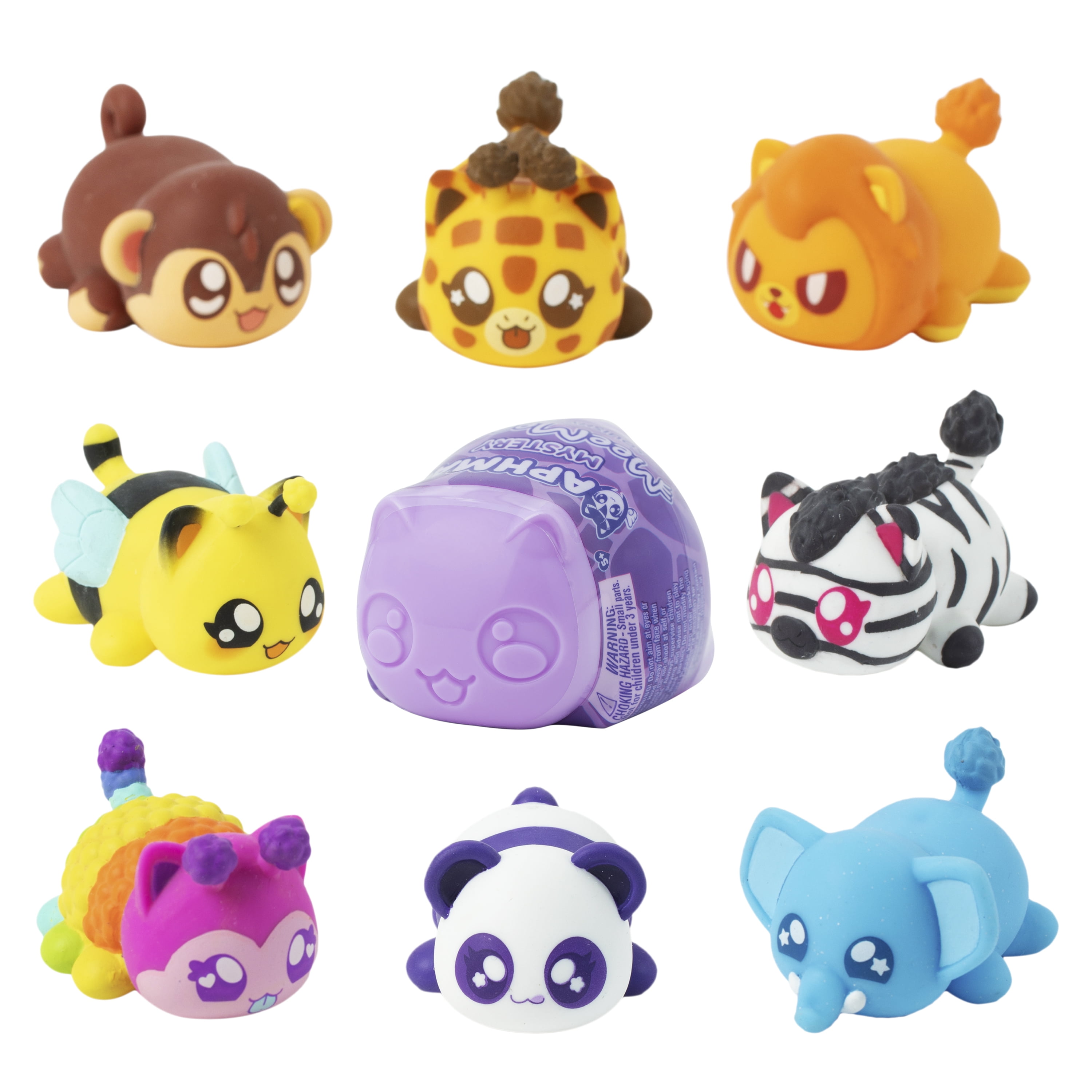 Aphmau MeeMeow Mystery Squishy Figures; Blind Box, 1 of 6 Possible MeeMeows, Official Aphmau Merch