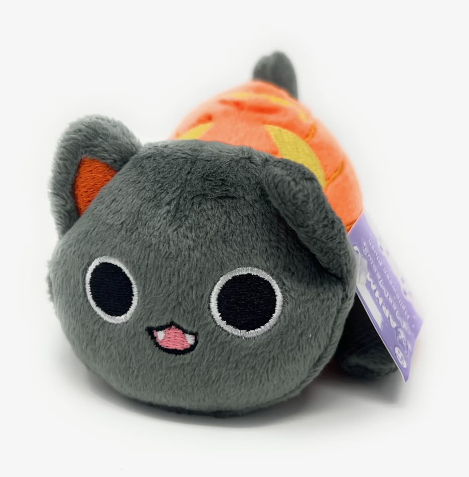 Aphmau MeeMeows 4” Exclusive Halloween Plush “Pumpkin Kitty” YouTube ...