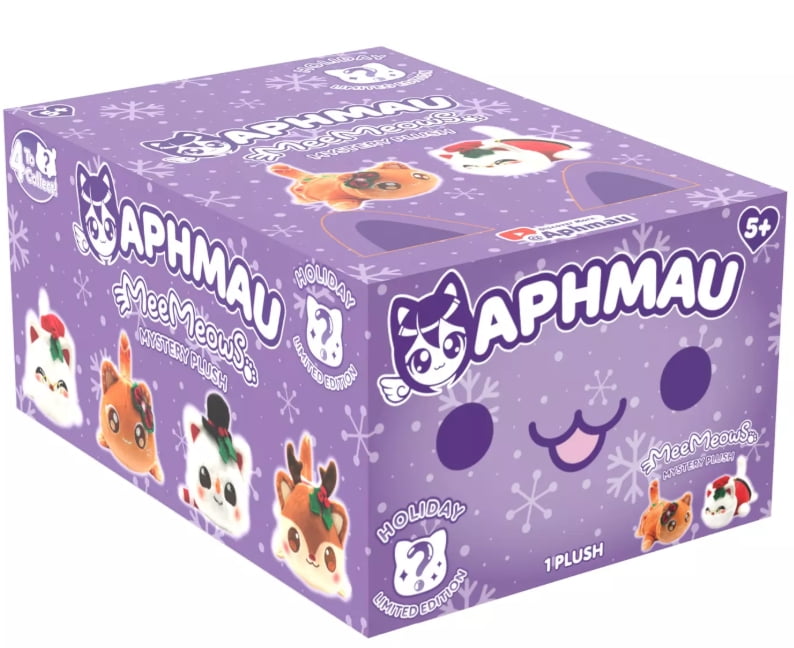 Aphmau MeeMeows Mystery Holiday Plush 6"