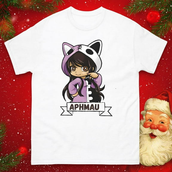 Aphmau Meemeows Cat Gamer Kids Youtuber Cute Cartoon Graphic T-Shirt, up to size 5XL