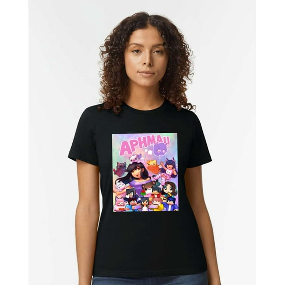 Aphmau T Shirt, Meemeows Aphmau cat Unisex tee, for men & women, up to size 5XL