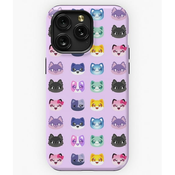 Aphmau and Friends Meemeow Cat Pattern G4485 Phone Case for iPhone17 16 15 14 13 12 11 Pro Max