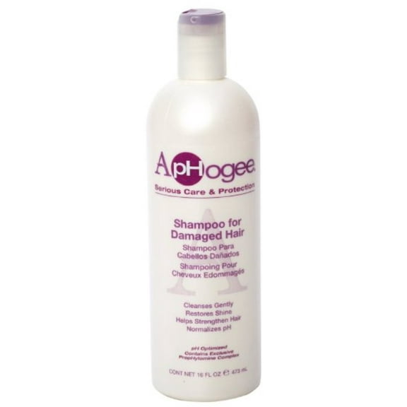 Aphogee Shampoo for Damaged Hair, 16 oz (Pack of 2)