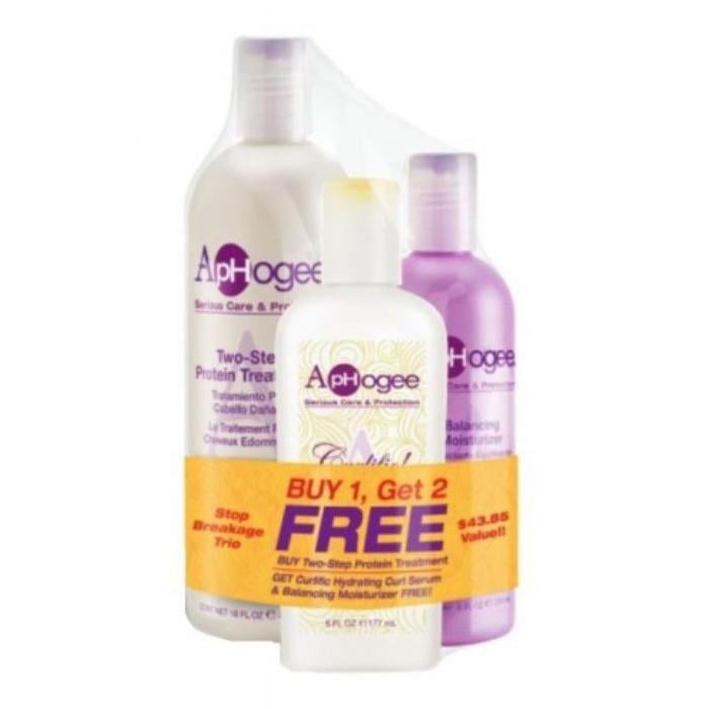 Aphogee TwoStep Protein Treatment Trio 16 Oz.,Pack of 12