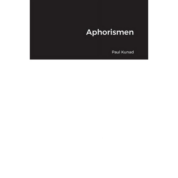 Aphorismen, (Paperback)