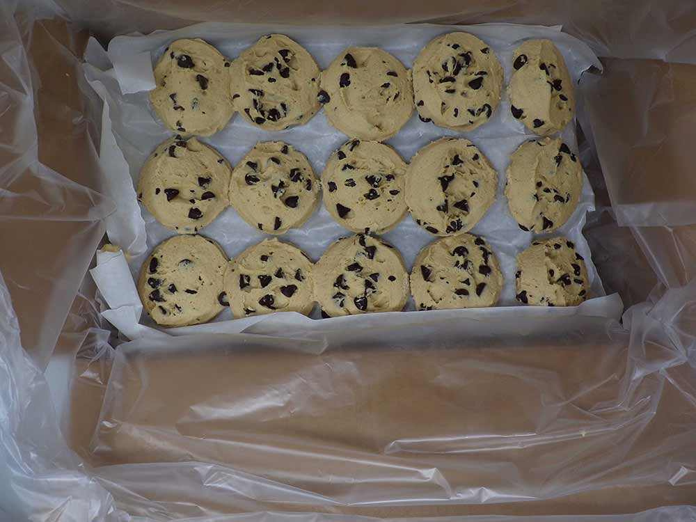 Aphrodite Divine Confections Chocolate Chip Cookie Dough, 2.5 Ounce -- 60 per case