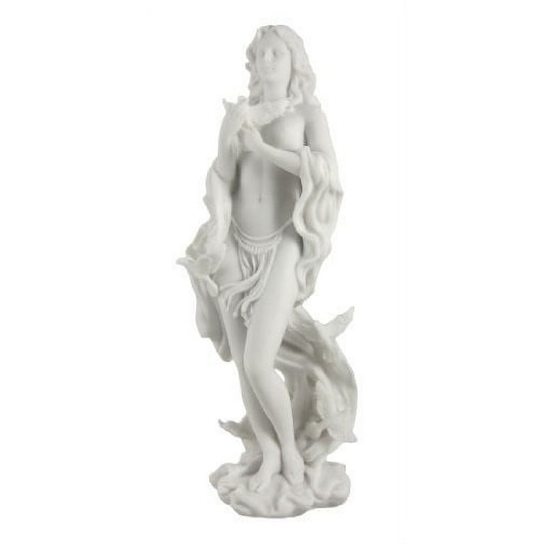 greek goddess aphrodite statue with clothes on