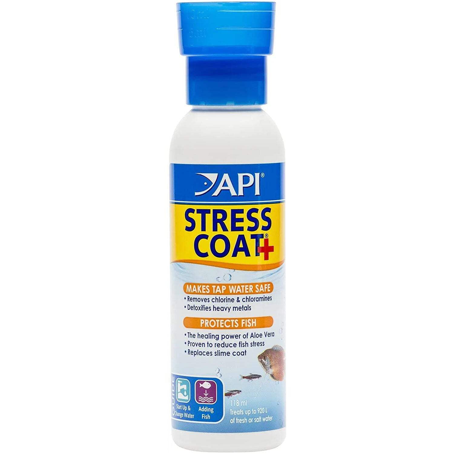 Stress Coat Fish & Water Conditioner with Aloe Vera, 4 oz