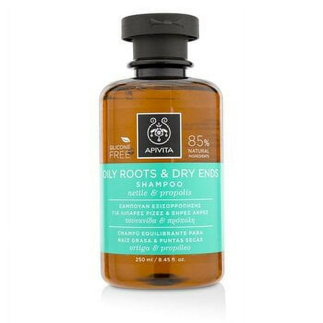 Apivita 219087 8.45 oz Oily Roots & Dry Ends Shampoo with Nettle