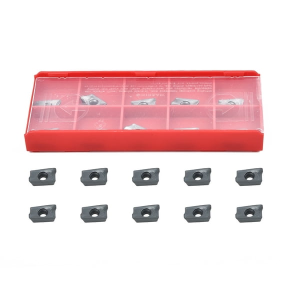 Apkt1003Pdr Ic908 Carbide Inserts Sturdy Set Of 10 For Steel Cast Iron
