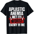 thumbnail image 1 of Aplastic Anemia Survivor Enemy Anemic Warrior T-Shirt, 1 of 4