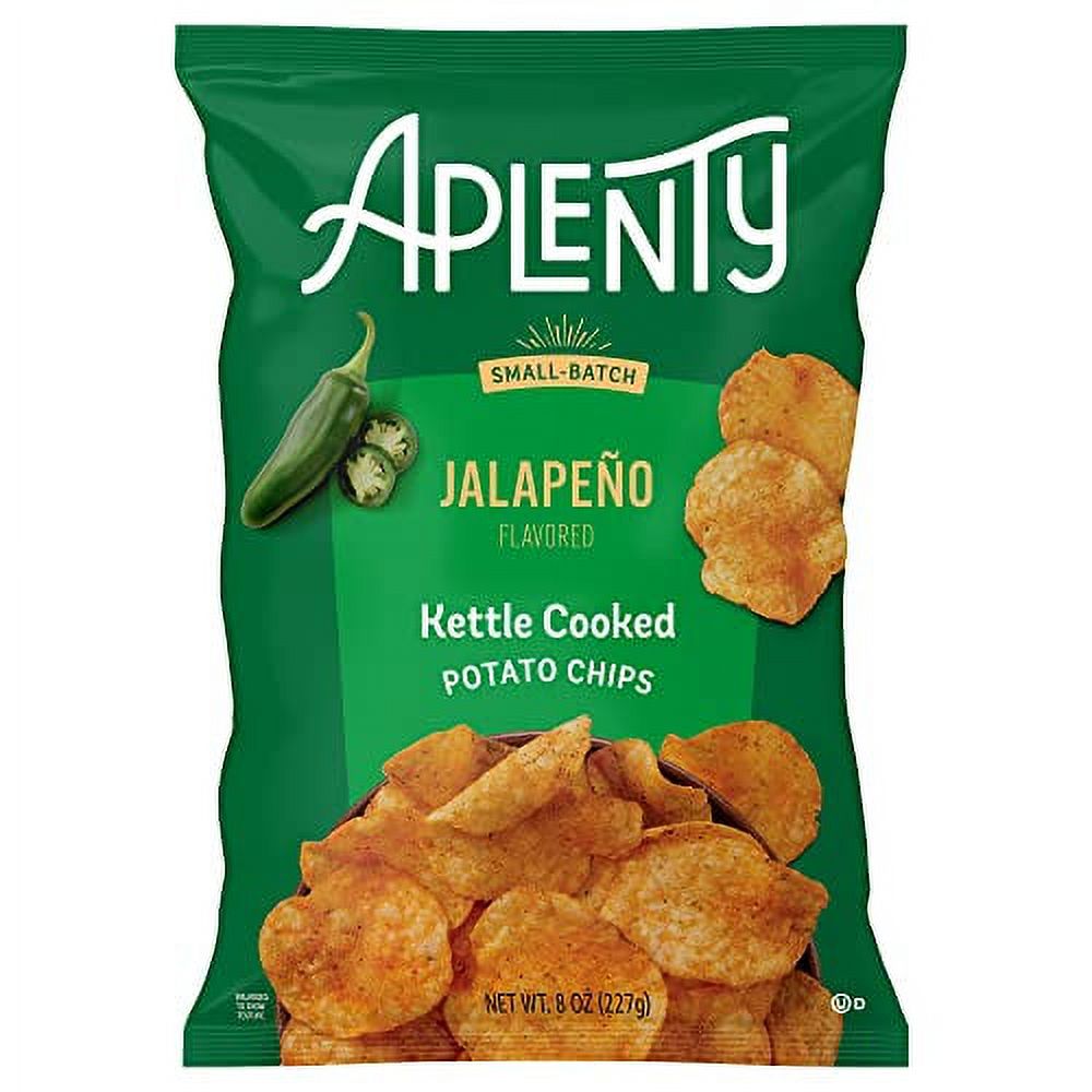 Aplenty JalapeÃ±o Kettle Cooked Potato Chips, 8 Oz - image 1 of 3