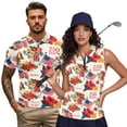 thumbnail image 1 of Aplkyhs 250th Anniversary Matching Golf Shirts for Couple Racerback Design Funny Men Women Matching Couple Golf Shirts 4-Way Stretch Golf Tennis Tank Top, 1 of 6