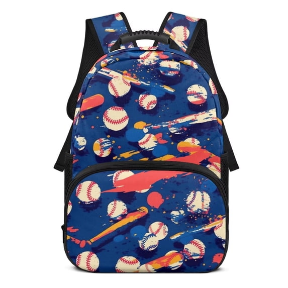 Aplkyhs Backpack for Girls Boys for Students 6-18 Large Capacity Ergonomic Comfort School Backpack for Elementary Middle High School Daily Use Travel Baseball Print