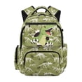 thumbnail image 1 of Aplkyhs Backpack for Students 6-18 Water Resistant Lightweight School Bookbag Multi-pocket Casual Daypack for School Outdoor Cartoon Dinosaur, 1 of 7
