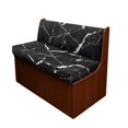 thumbnail image 1 of Aplkyhs Black Marble RV Dinette Cushions Stretchable Camper Decor Washable Sofa Covers for 2 Cushion Couch Universal Furniture Covers for Sofa and Loveseat, 1 of 7