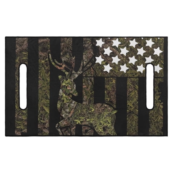Aplkyhs Camo American Flag Golf Seat Covers for Cart Travel Sports Golf Cart Covers for Club Car Machine Washable Keeps Seat Warm and Comfortable