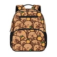 thumbnail image 1 of Aplkyhs Capybara Orange Backpack for Kids 9-12 School Bag Lightweight Water Resistant Bookbag for Daily School, 1 of 7