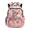thumbnail image 1 of Aplkyhs Cherry Blossom Koala 17 Inch Backpack for Age 6-12 Lightweight Water Resistant School Bag for Kids Elementary School Travel, 1 of 7