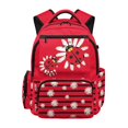 thumbnail image 1 of Aplkyhs Daisy Ladybug Backpack for Students 6-18 Water Resistant Lightweight School Bookbag Multi-pocket Casual Daypack for School Outdoor, 1 of 7