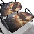 thumbnail image 1 of Aplkyhs Eagle Flag Print Club Car Seat Covers Universal Golf Cart Rear Seat Independence Day Golf Cart Seat Cover Club Car Seat Cushion Club Car Seat Covers, 1 of 7