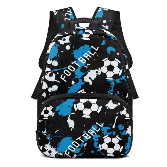 Aplkyhs Football School Backpack for Boys Girls Ages 6-18 Large Capacity Lightweight Water Resistant Ergonomic Padded Straps for Elementary Middle High School Back to School