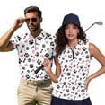 thumbnail image 1 of Aplkyhs Funny Matching Golf Shirts for Couple Heart Dog Paw His and Hers Golf Shirts Matching Soft and Comfortable for Man Breathable Fabric Lightweight Suitable for Outdoor Sports, 1 of 6