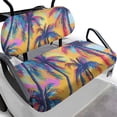 thumbnail image 1 of Aplkyhs Golf Cart Seat Covers Palm Tree Golf Cart Decor Comfortable Club Car Precedent Seat Covers Suitable for All Weather Hawaiian Golf Cart Seat Blanket with Elastic Band, 1 of 7