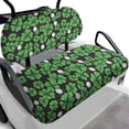 thumbnail image 1 of Aplkyhs Golf Clover Golf Cart Seat Covers Breathable Bench Chair Cover for Club Car Golf Cart Accessories Golf Cart Front Seat Cushion Set Club Car Seat Covers Suitable for All Weather, 1 of 7